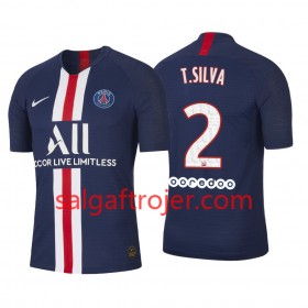 Paris Saint-Germain Fodboldtrøjer Thiago Silva 2 Hjemmebanesæt 2019/20 Kort ærmer